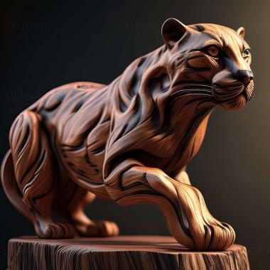 3D model Panther from Pink Panther (STL)